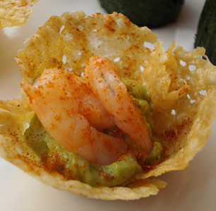 Canapés de crevettes